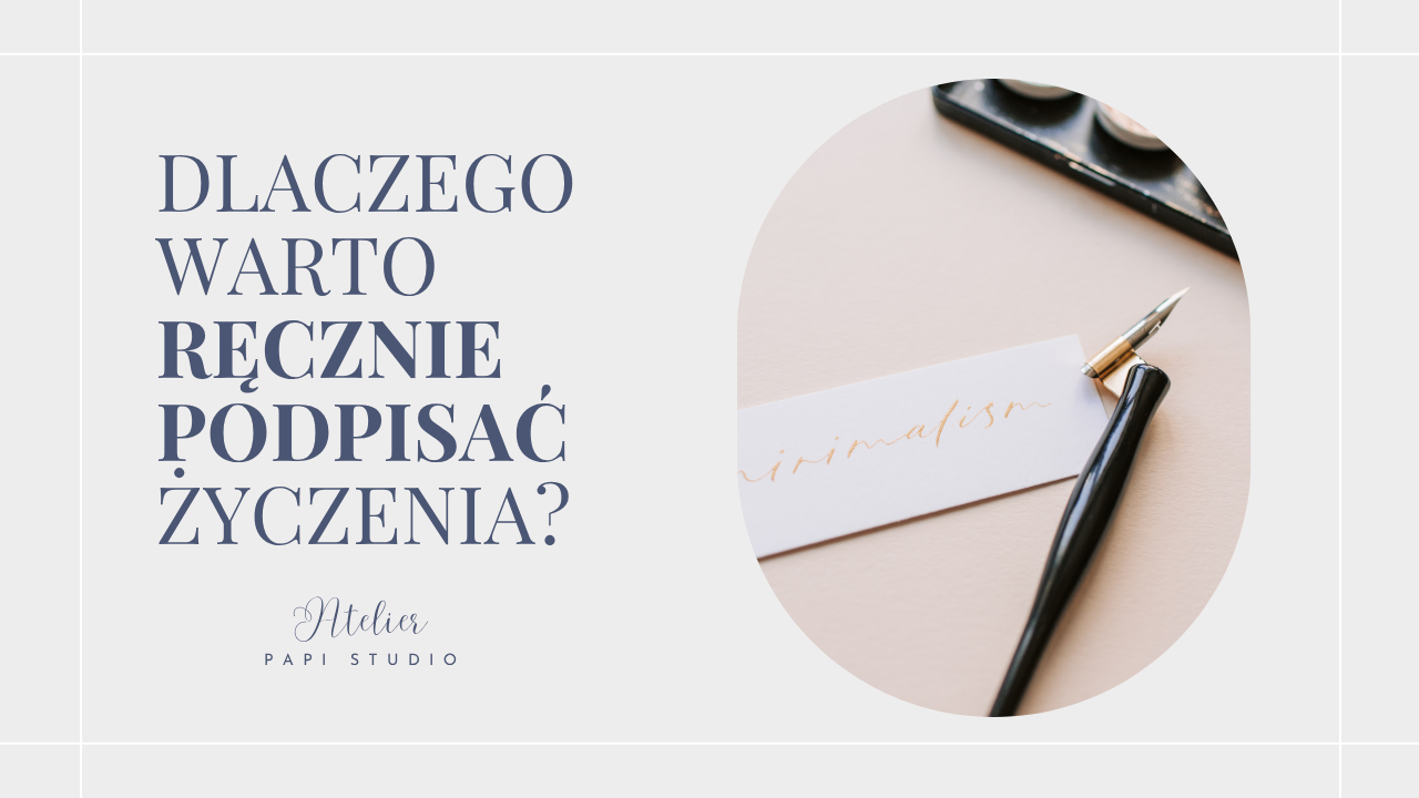 Dlaczego warto ręcznie wypisywać życzenia lub bileciki do prezentów? ✨